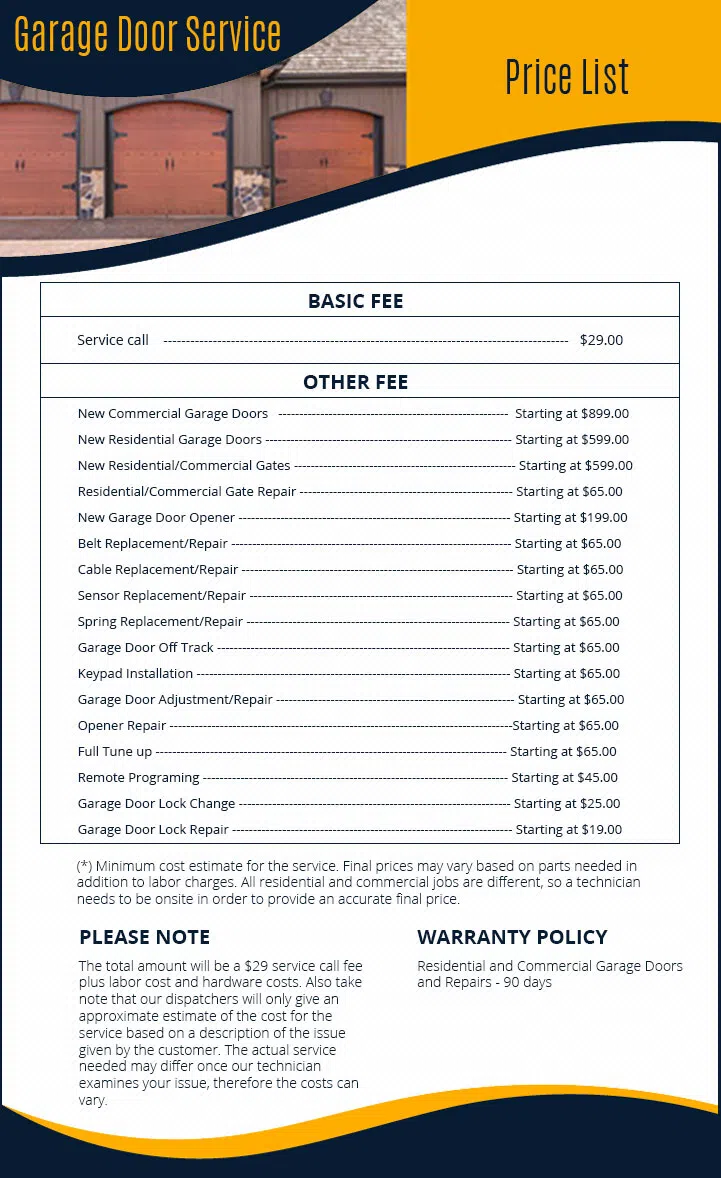 Global Garage Door Service Rancho Cucamonga, CA 909-666-1014